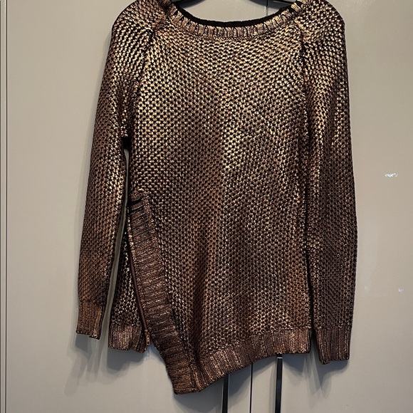 Saks Fifth Avenue Sweaters - Saks Fifth Avenue Bronze Knit Sweater